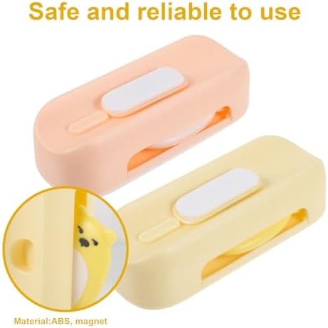 Two-Piece Electric Toothbrush Holders - Magnetic Durable for Home Use