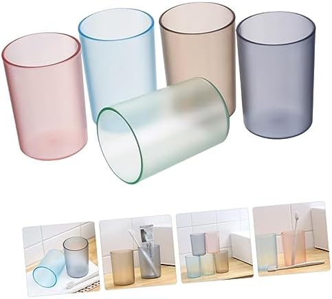 Ciieeo 5pcs Bathroom Mug Suction Cups Holder