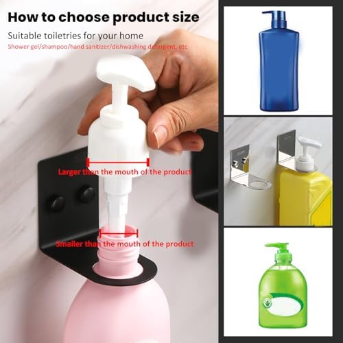 2Pcs Shampoo Holders for Inside Shower