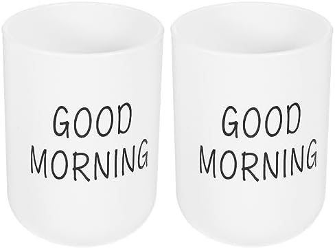 Alipis 2pcs Toothbrush Cups Holder for Bathroom
