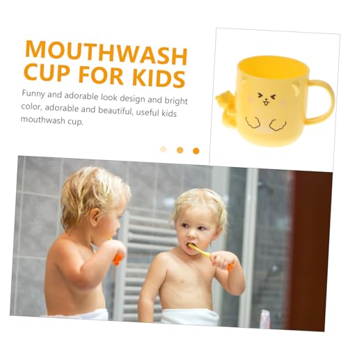 Gleavi Practical 2-Pack Kids Toothbrush Cup Cartoon Design