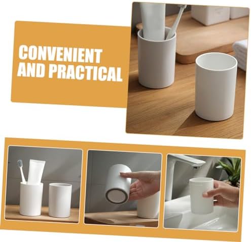 2-Piece Bathroom Toothbrush Mouthwash Cups for Reusable Travel