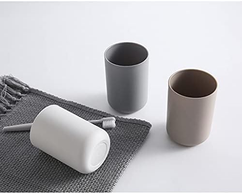XANHOY Toothbrush Holder Cup Brown