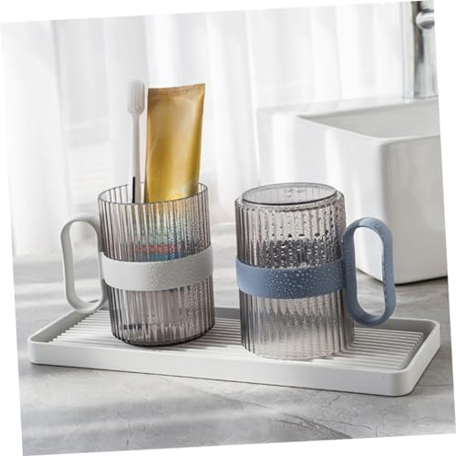 Zerodeko 4pcs Reusable Toothbrush Cups Holder