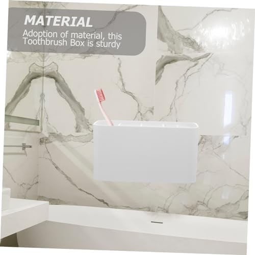 CANIGHT Toothbrush Holder with Matte Finish and Removable Design