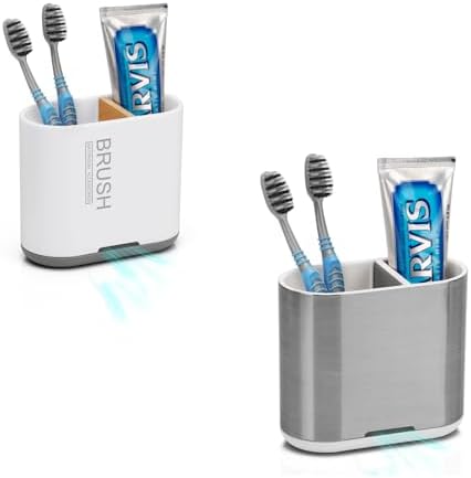 Chintu Bamboo Toothbrush Toothpaste Organizer