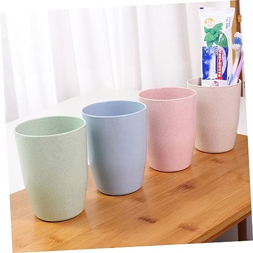 4-Pack Reusable Travel Mouth Wash Cups for Boys and Girls