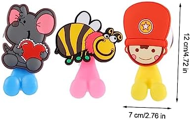 Ciieeo Cute Animal Toothbrush Holder with Suction Cup for Kids
