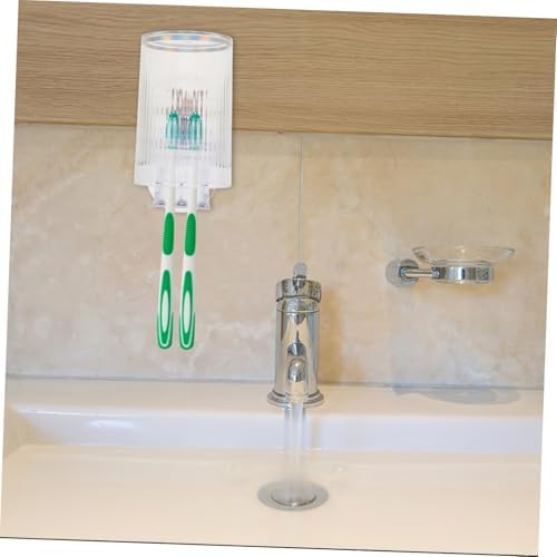 Unomor Wall-Mounted Boy Girl Toothbrush Holder with Rabbit Design 1