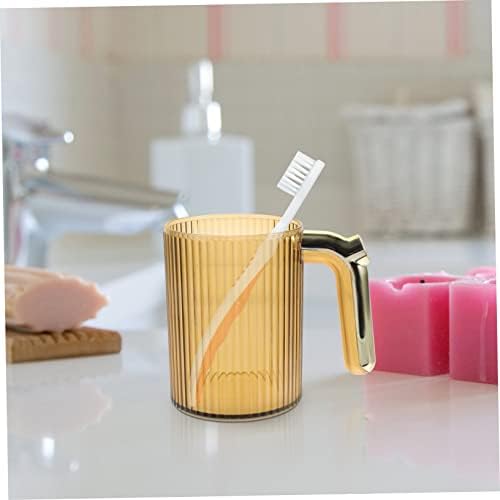 Gold Handle Creative Toothbrush Holder