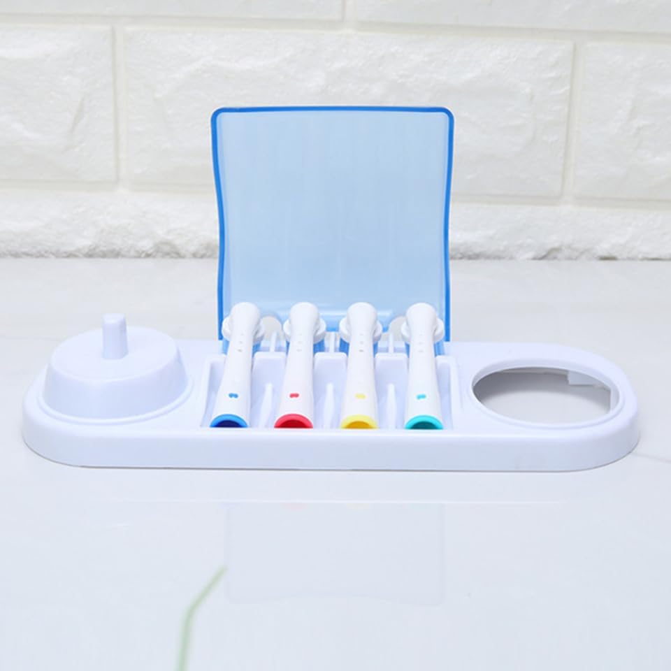 PRETYZOOM Electric Toothbrush Holder with 2 Brush Slots for Travel