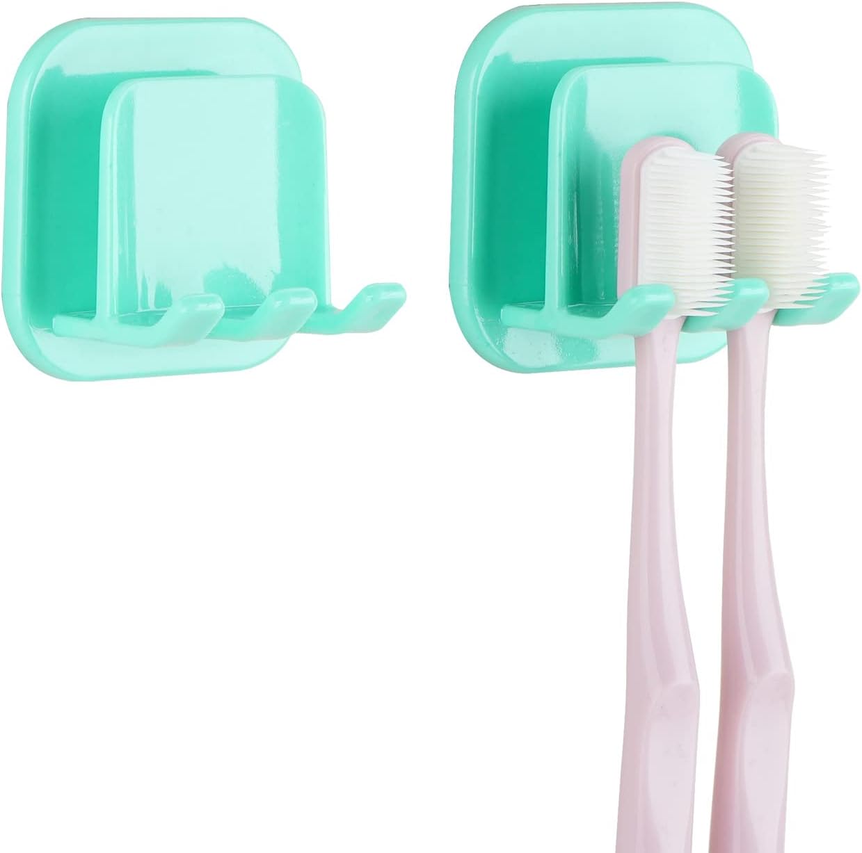 Space-Saving 2-in-1 Wall-Mounted Toothbrush and Gargle Cup Holder