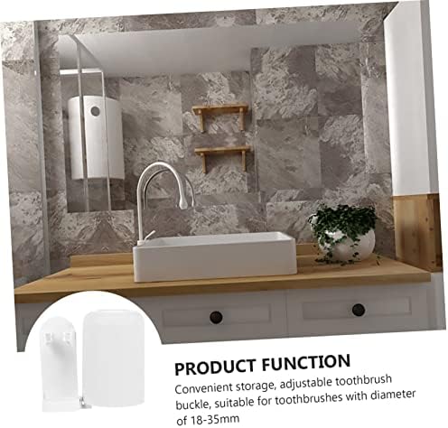 HOLIBANNA Two-Pack Wall-Mounted Electric Toothbrush Holder