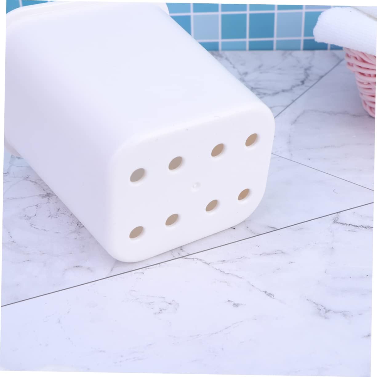 Suction Toothbrush Holder Space-Saving Design Modern Bathroom Essential