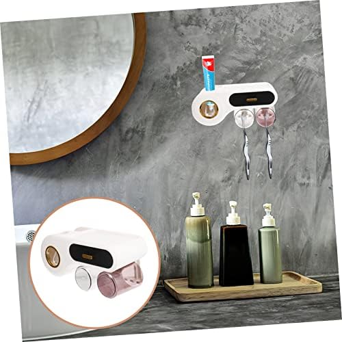 Yardenfun Wall Mounted Bathroom Organizer with Cup Storage