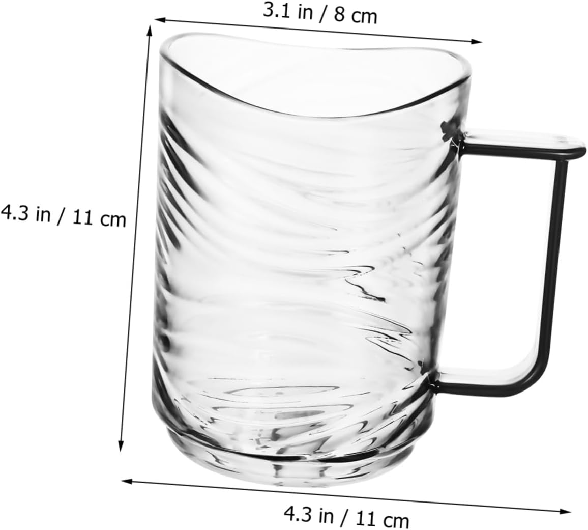Ergonomic Handle Toothbrush Holder Cups