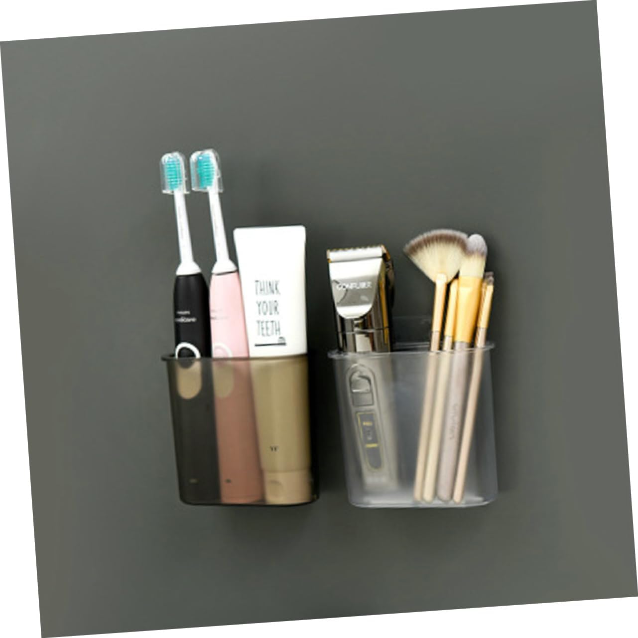 Brightfufu Toothbrush Stand Bathroom Organizer
