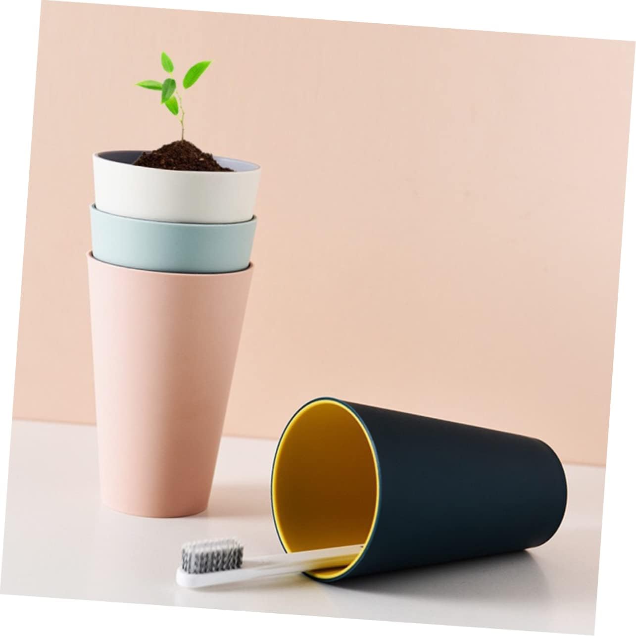 LIFKOME Family Toothbrush Tumbler - Elegance Design