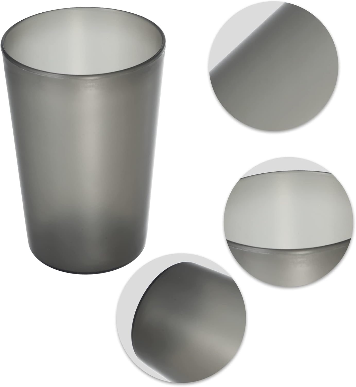 2-Pack PP Toothbrush Tumbler Set