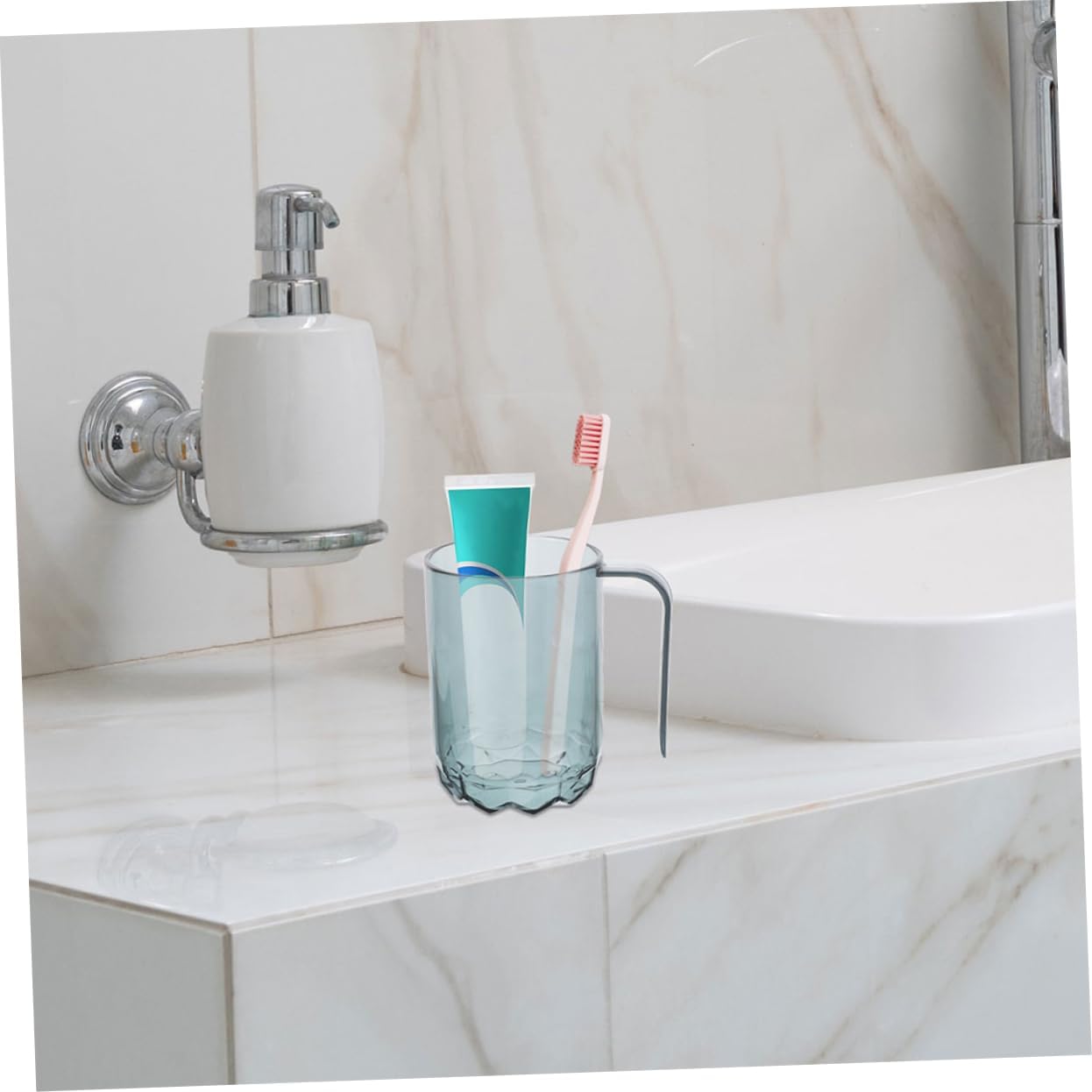 IPetboom3-Piece Nordic Style Toothy Cup Set - Lightweight Reusable