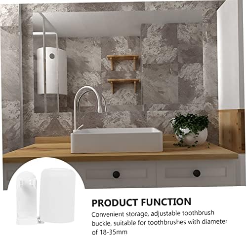 MagicLulu Adjustable Wall-Mounted Electric Toothbrush holder
