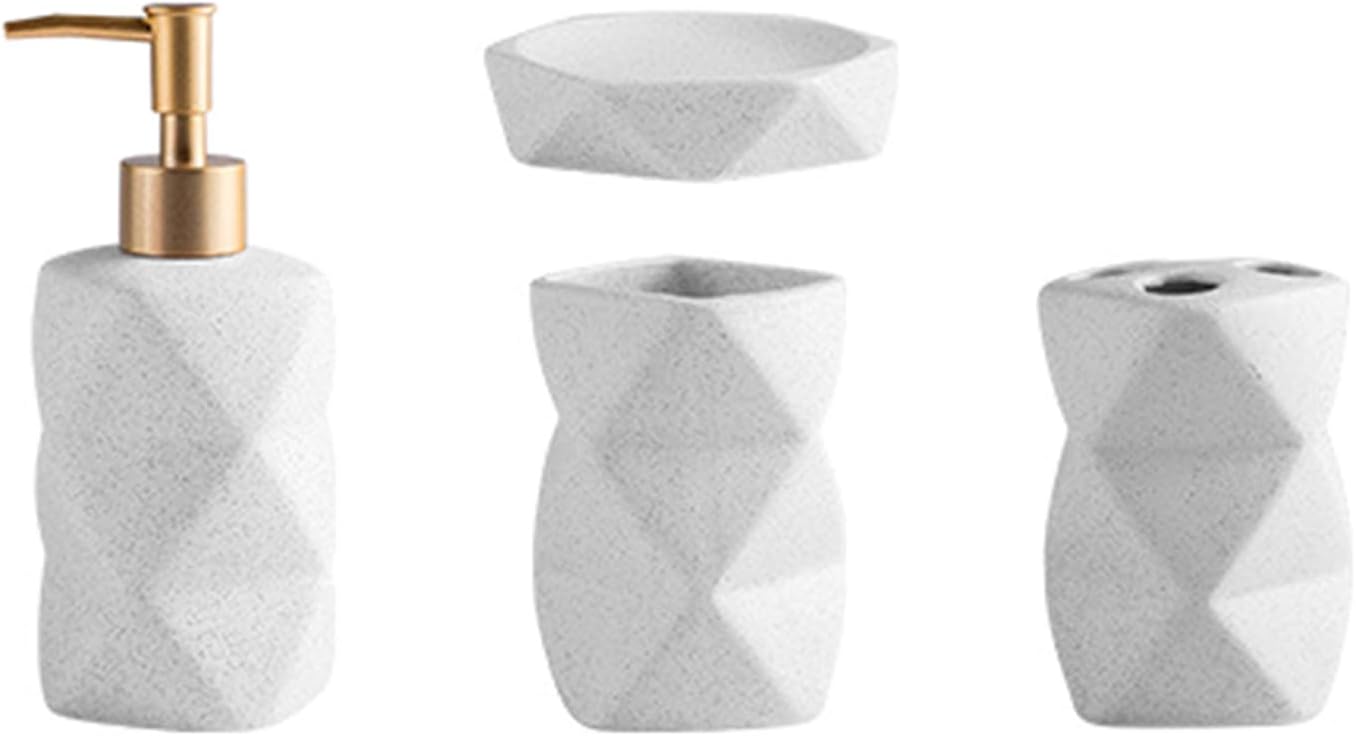 Compact Multi-Purpose Bathroom Accessory Set