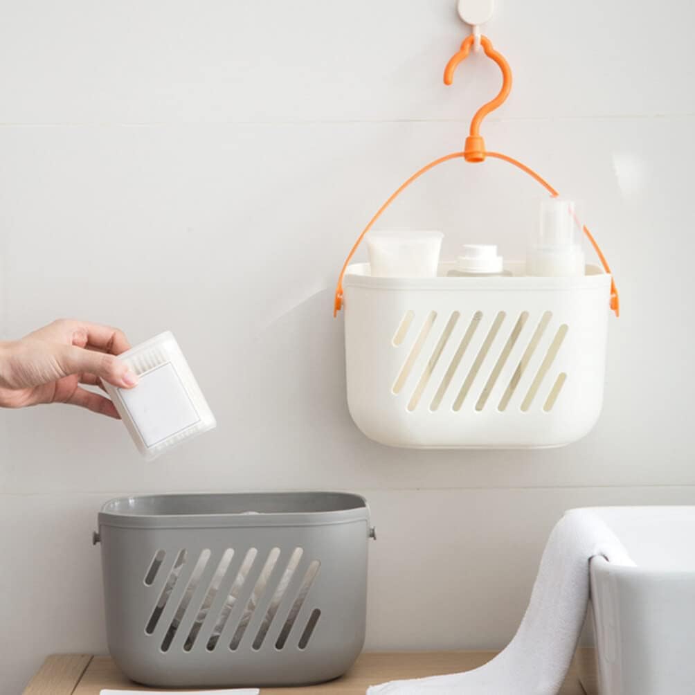 DOITOOL Plastic Hanging Shower Basket with Hook