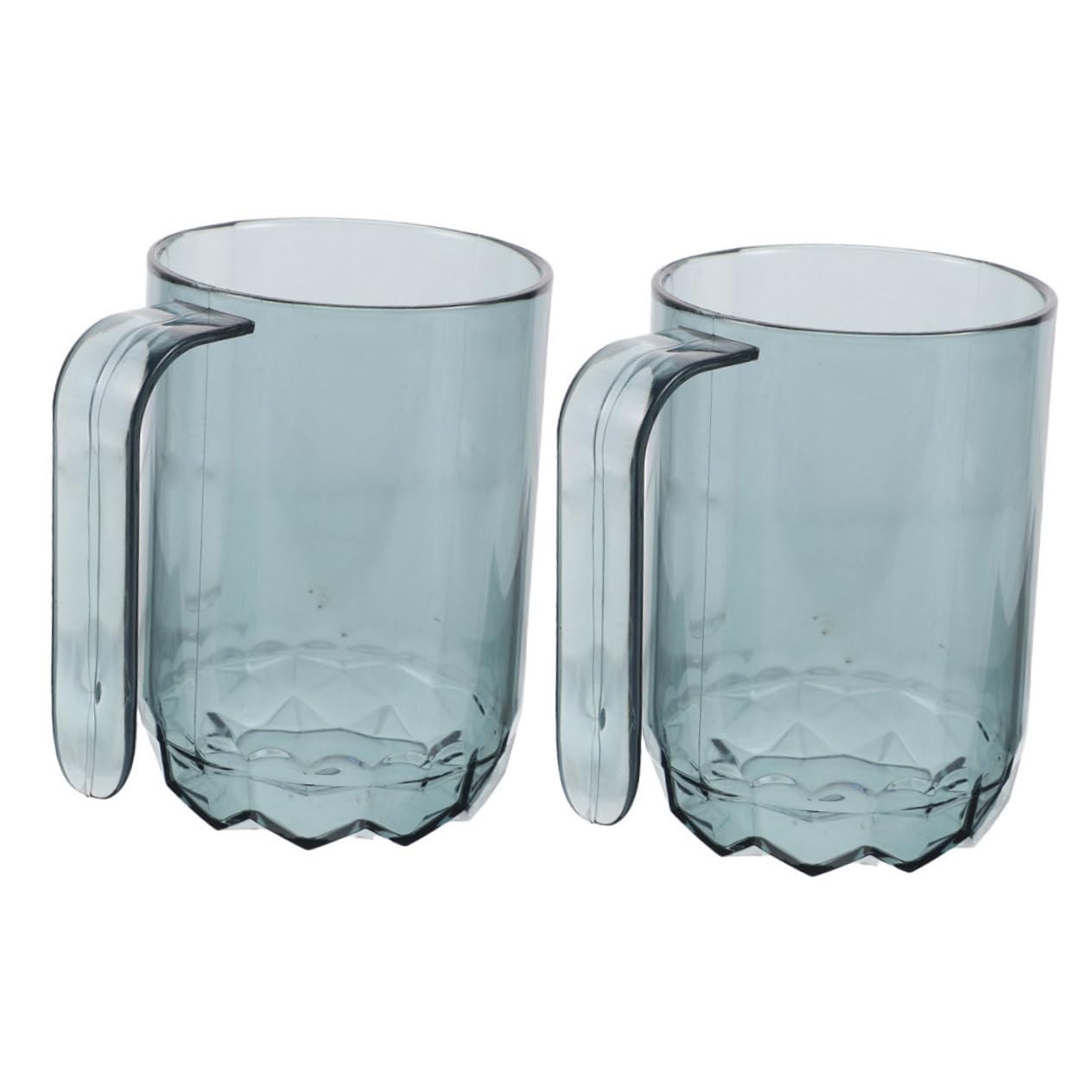 2-Piece Reusable Plastic Travel Toothbrush Cups