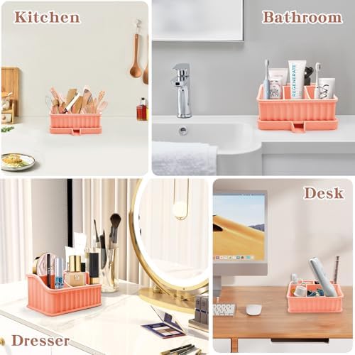 Double Drain Toothbrush Holder with Detachable Bottom by Ayehe