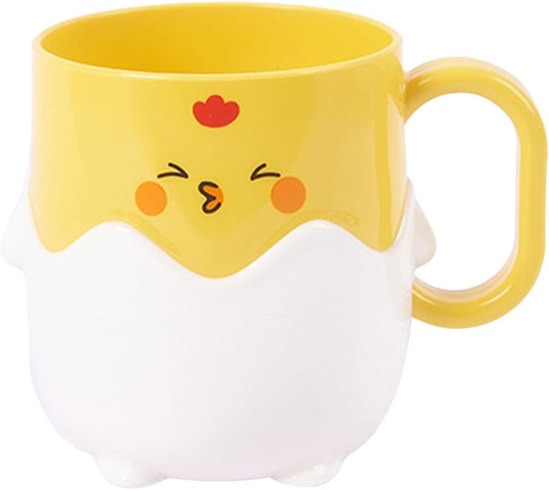 Cartoon Chicken Toothbrush Cup Reusable Portable