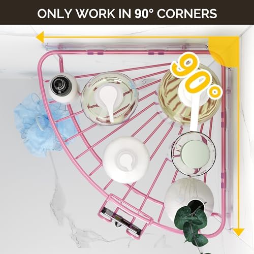 Wall-Mounted Corner Shower Organizer