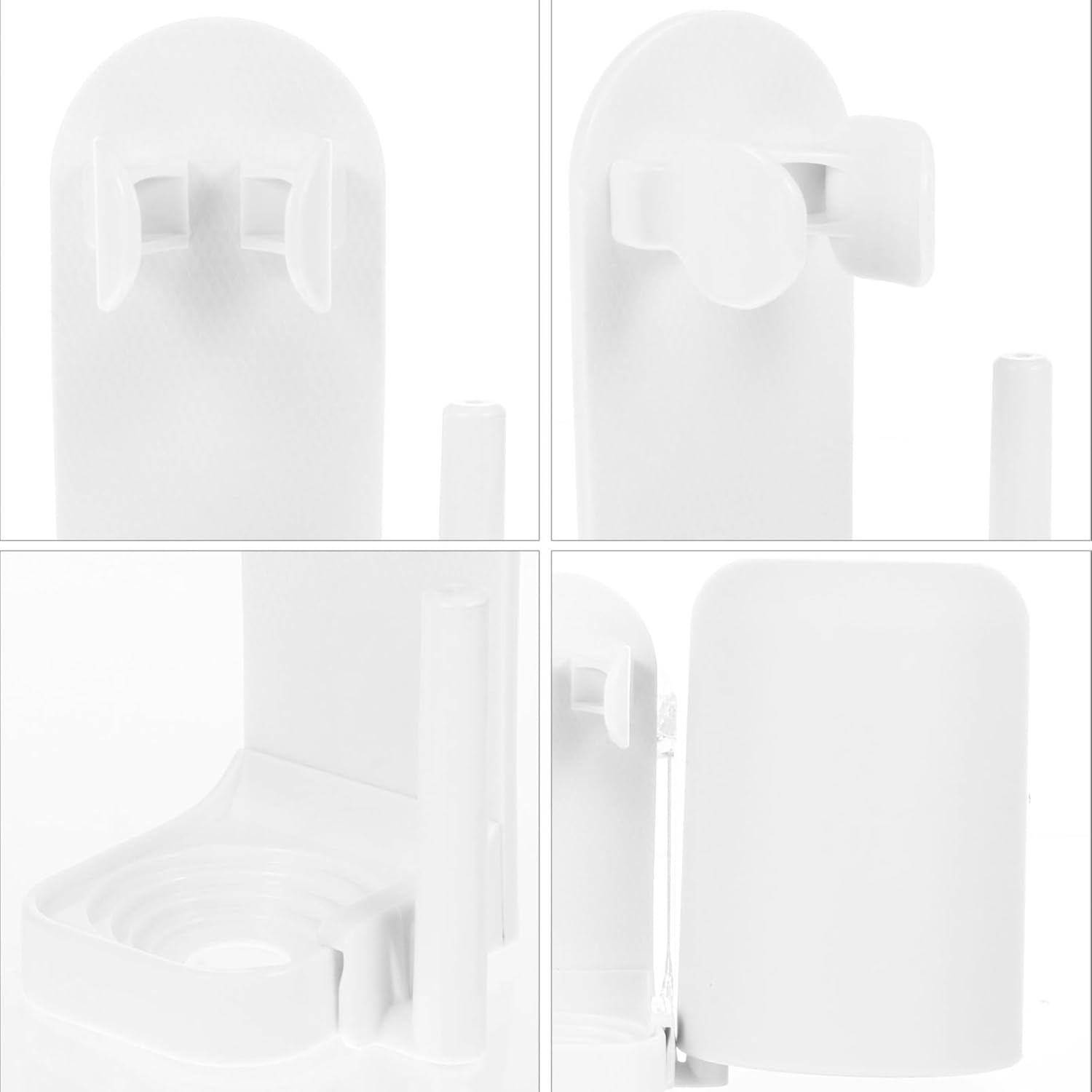 Ciieeo Wall Mounted Electric Toothbrush Holder 2 Sets Suction Cup Rack
