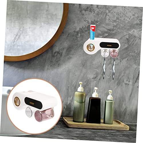 Multi-Use Wall-Mounted Organizer for Toothbrushes More