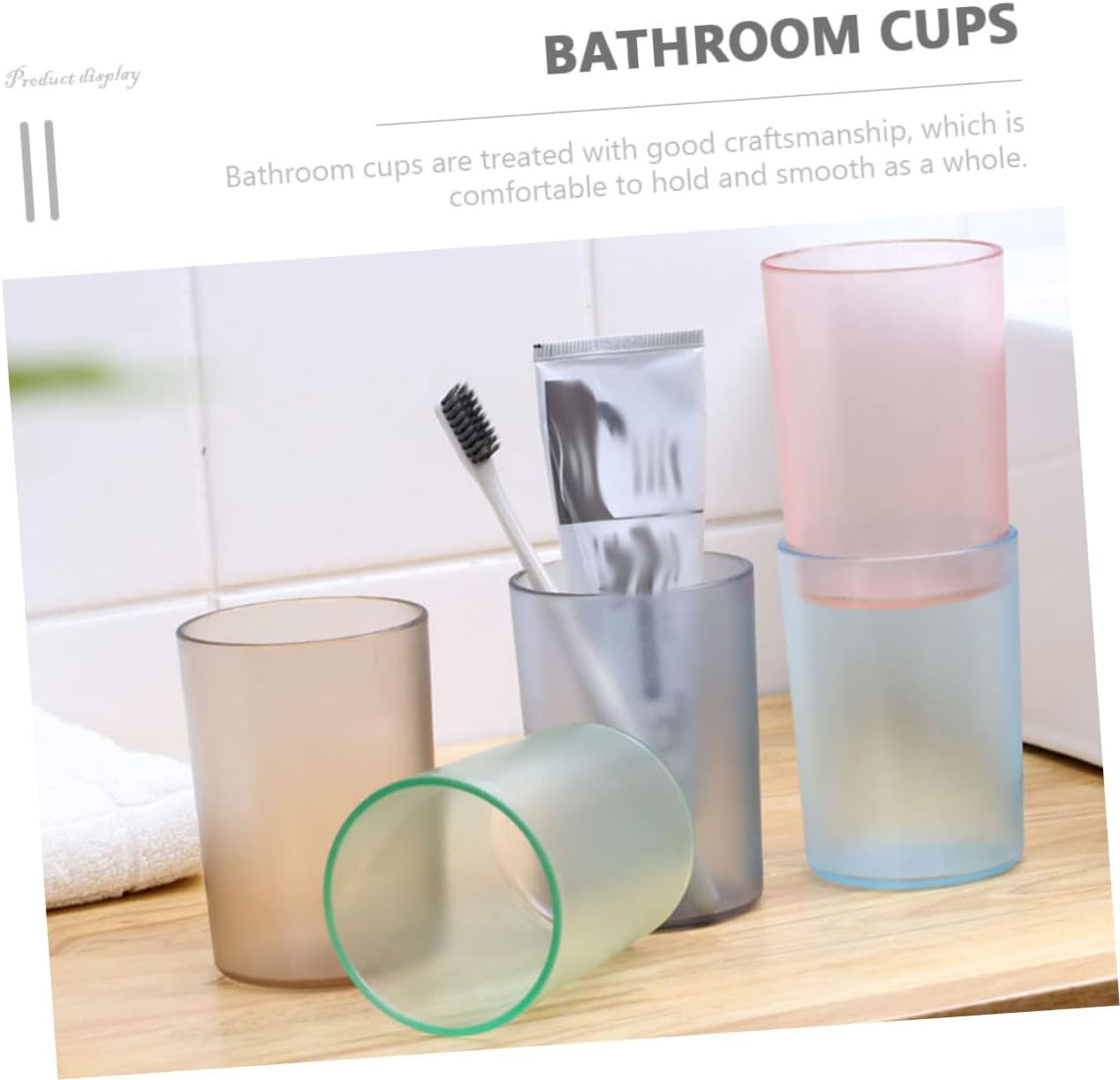 5-Piece Toothbrush Toothpaste Holder Set Pink Compact Travel Bathroom organisers