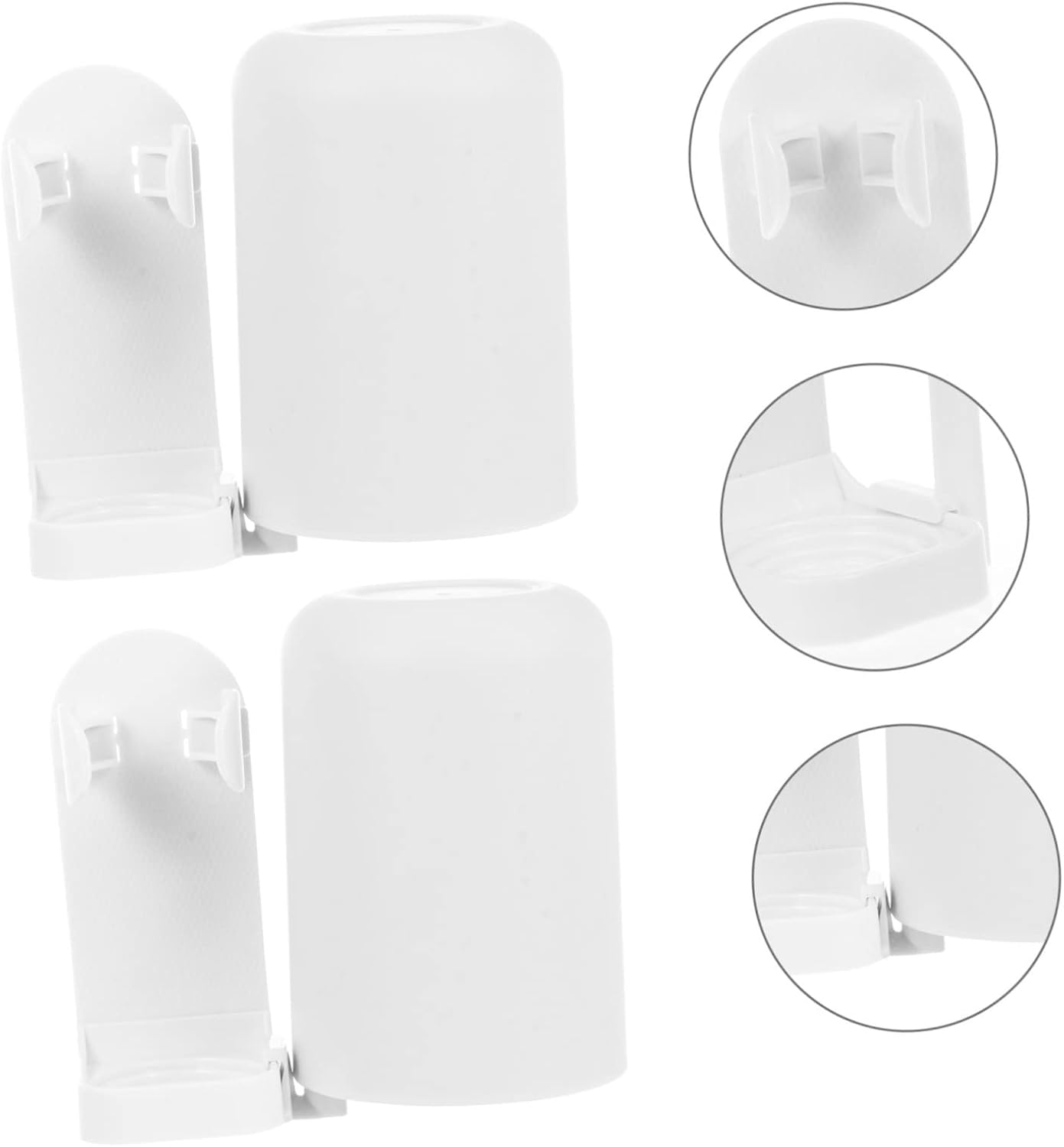 Adjustable Wall-Mounted Electric Toothbrush Holder for Bathrooms with Strong Adhesive