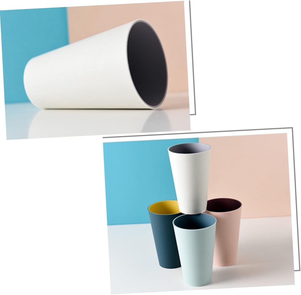 Unomor Portable Toothbrush Tumbler for Home and Travel