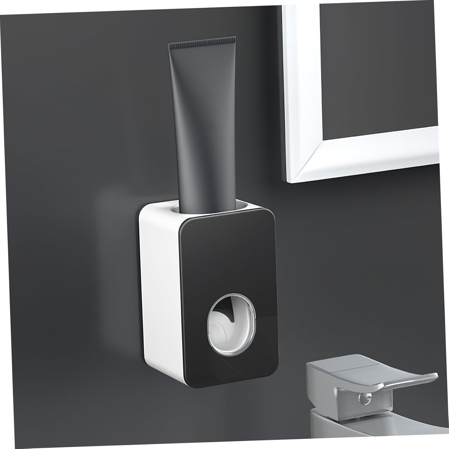 Sturdy Durable Wall-Mounted Toothbrush Toothpaste Holder