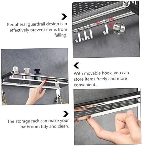 BrightFufu Stainless Steel Bathroom Shower Rack