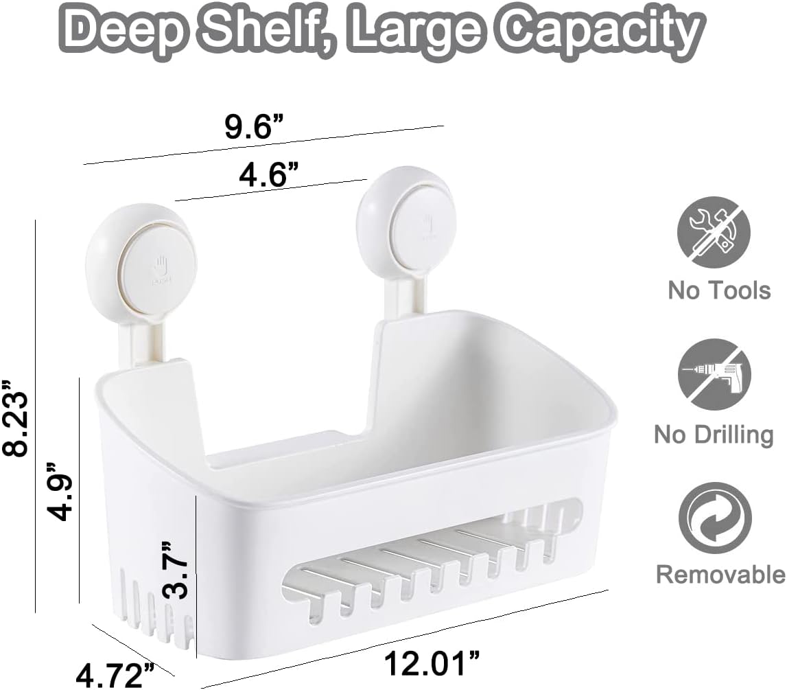 EleviSuction Shower Organizer