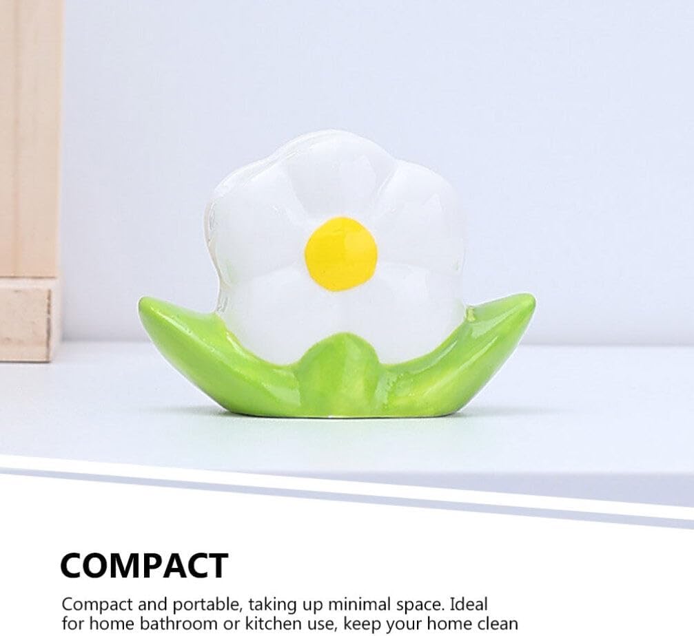 Floral Toothbrush Pen Organizer