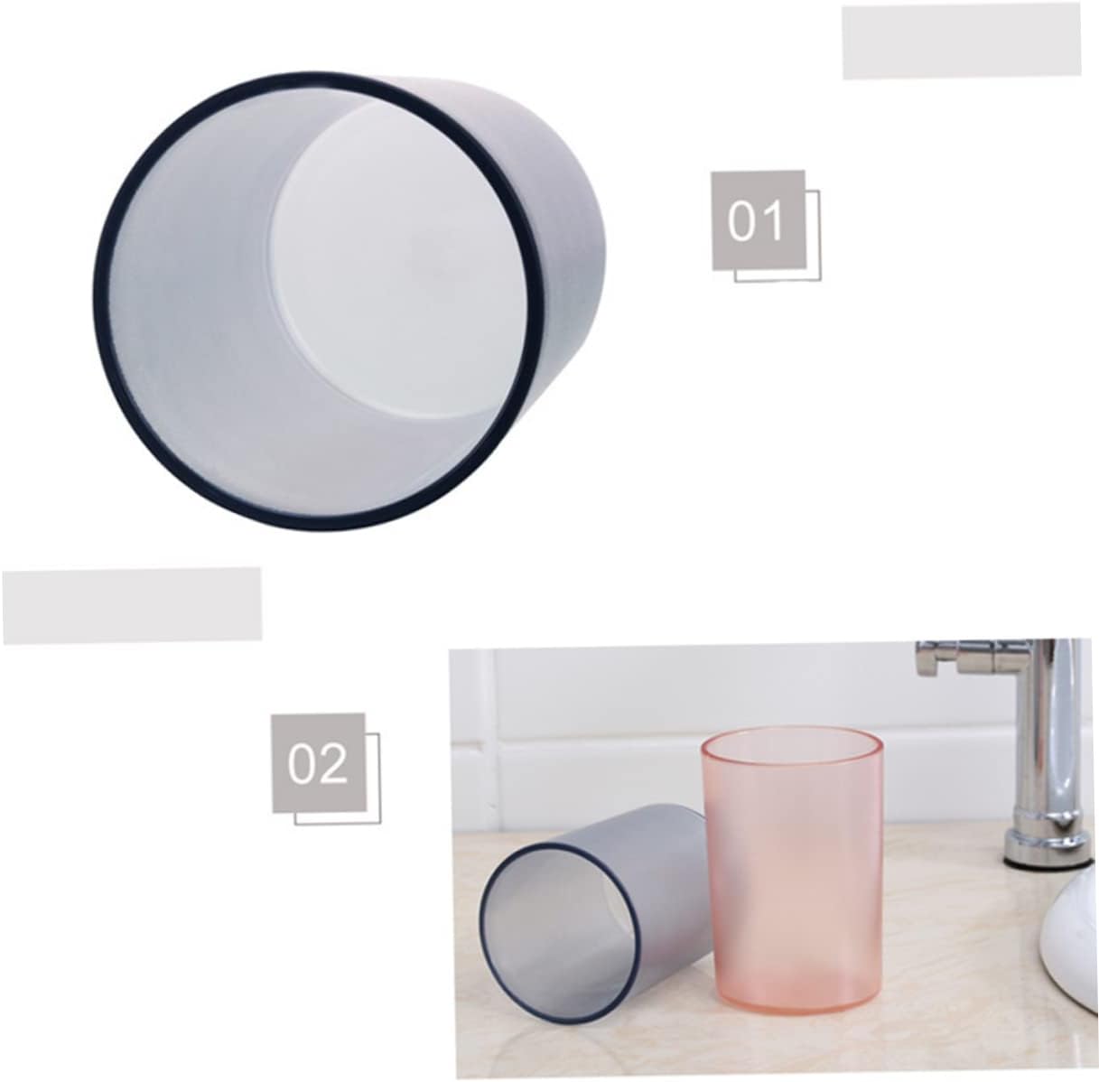 Stylish Functional Toothbrush Travel Cup for Adults