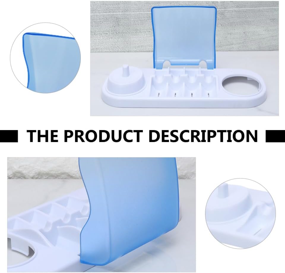 PRETYZOOM Electric Toothbrush Holder with 2 Brush Slots for Travel