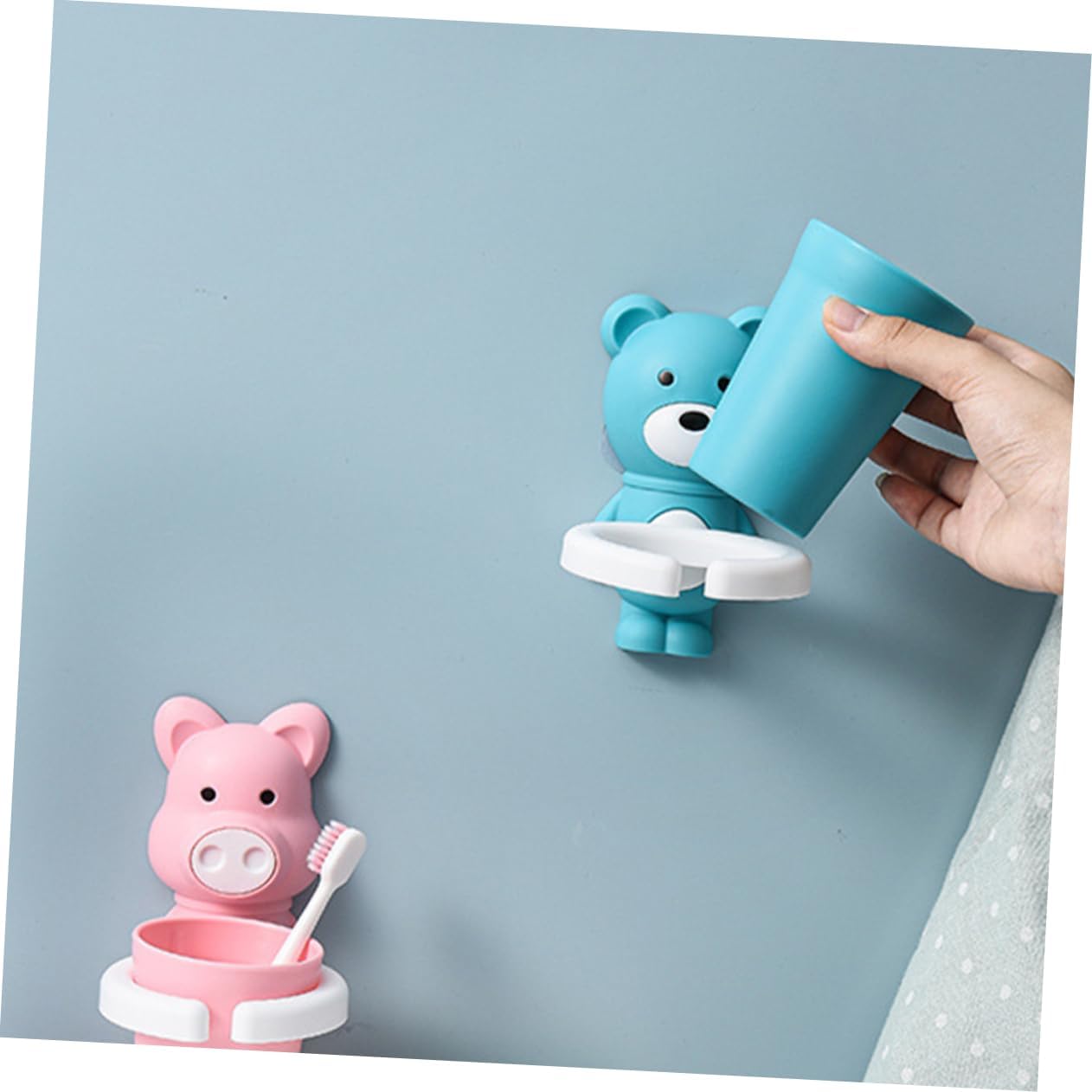 DOITOOL Wall-Mounted Toothbrush Organizer