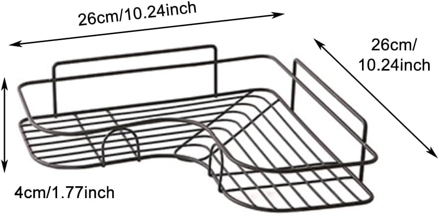 Pilarmature Corner Shower Caddy