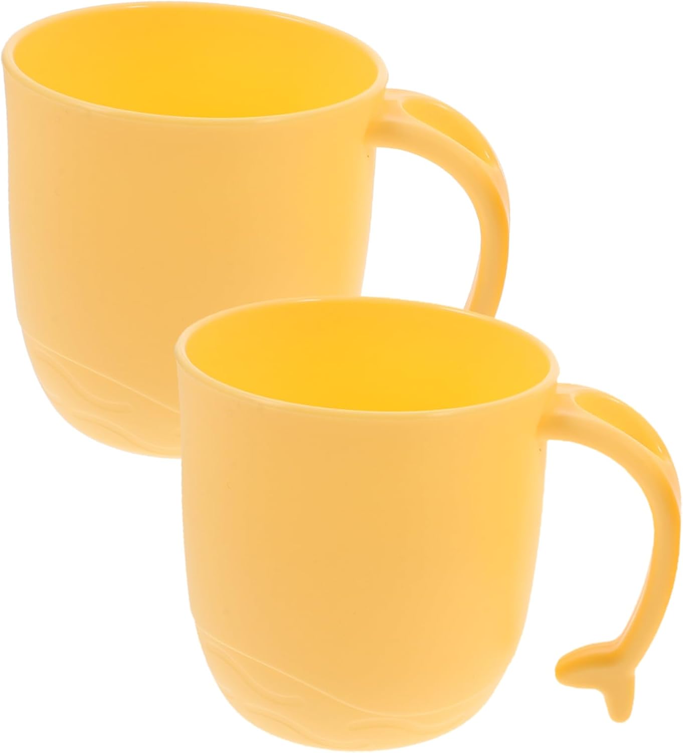 2pcs Dolphin Tail Handle Tooth Rinsing Cups