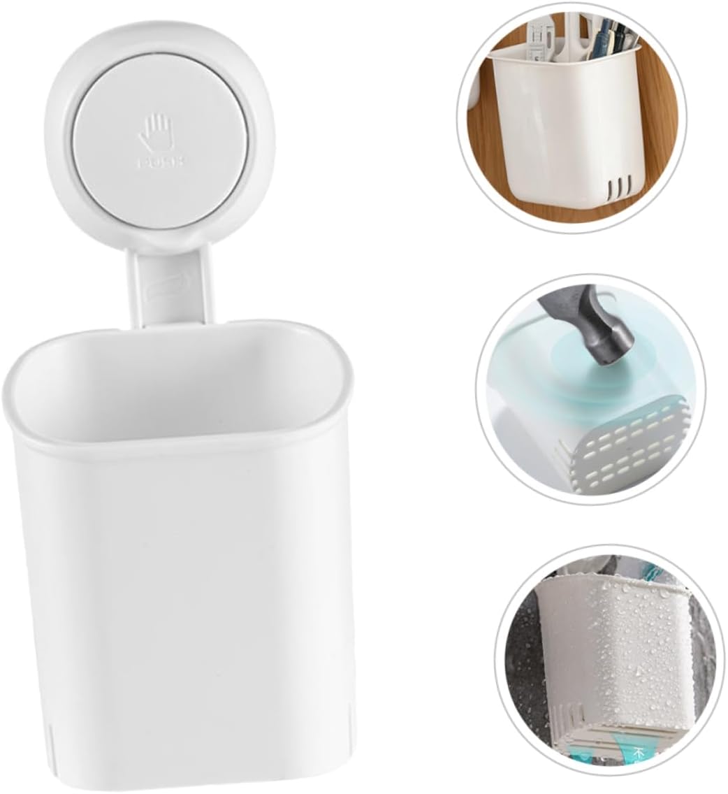 Luxshiny Wall-Mounted Toothbrush Holder