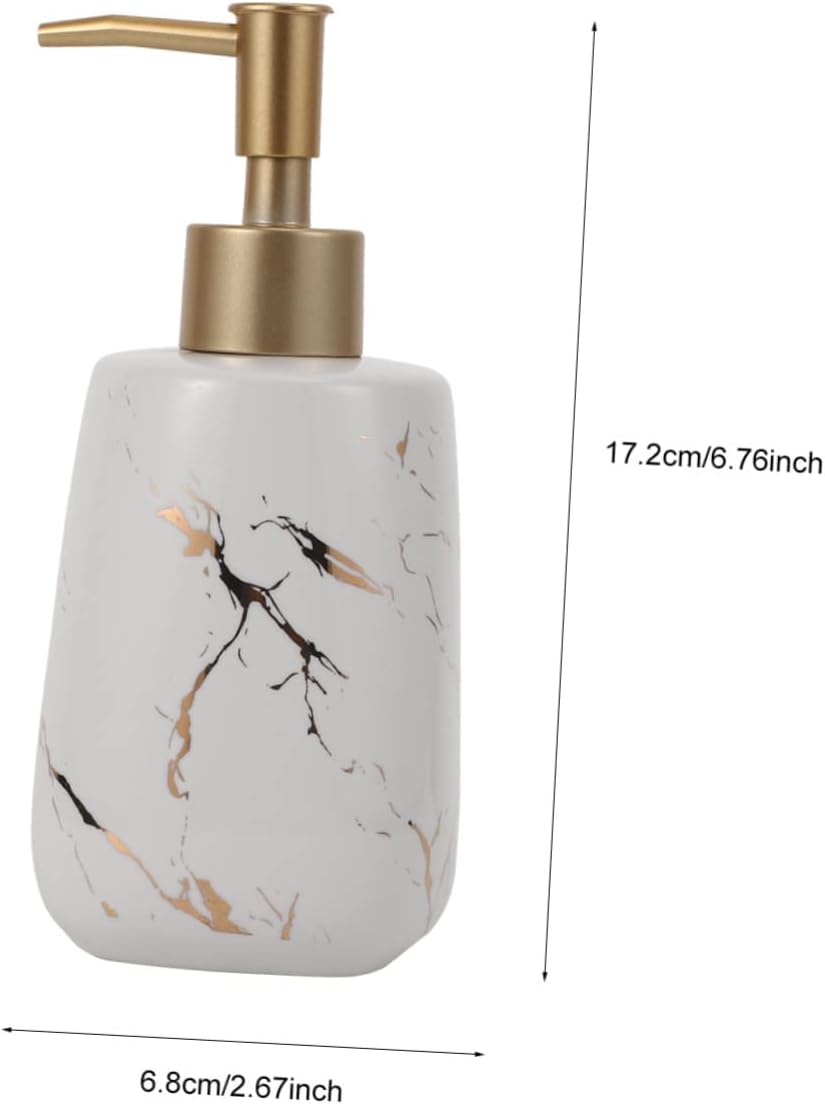 LIFKOME 3-Piece Marble Bathroom Organizer for Soap Toothbrush
