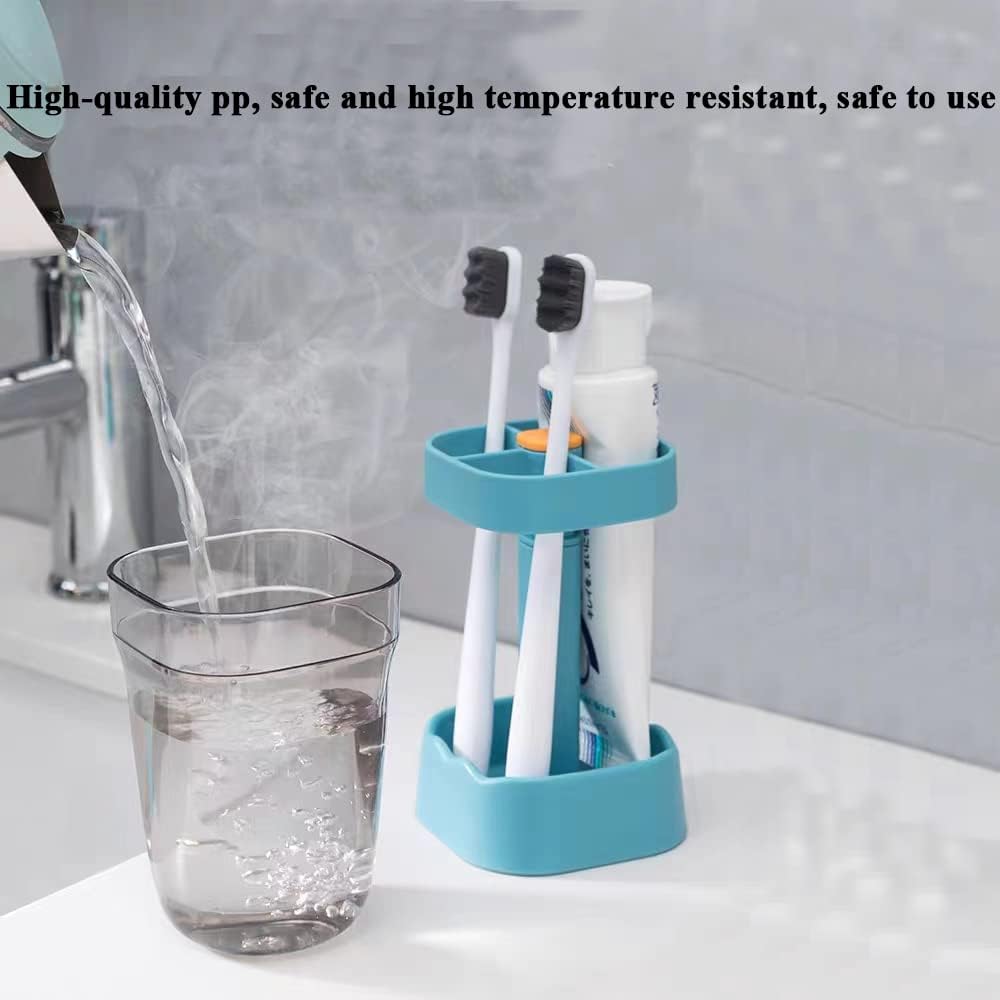Toothbrush Holder with Cup Cover and 3 Slots