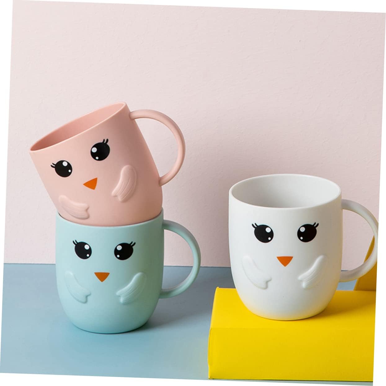 Cabilock Multipurpose Toothbrush Cup with Frosted Design