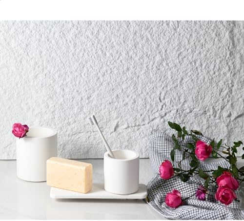 Matte White Diatomaceous Toothbrush Holder